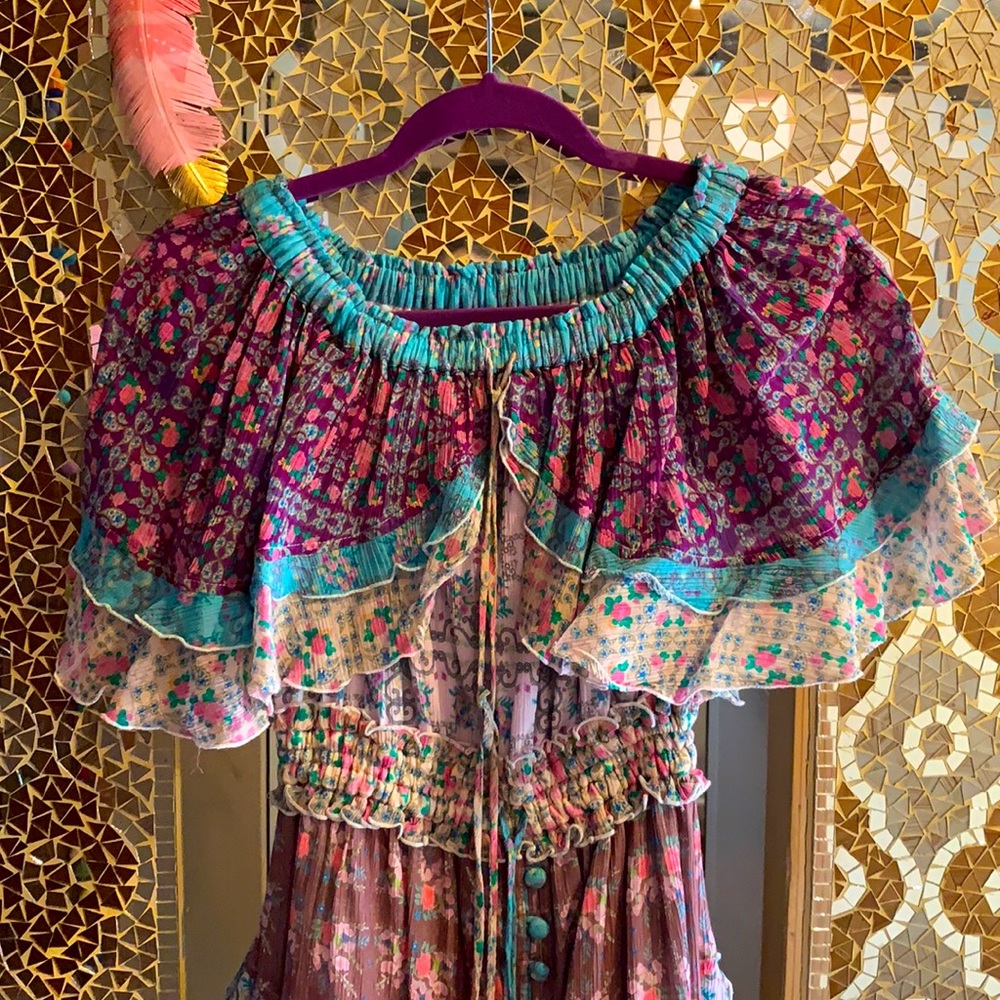 Xs BNWT Filly Boo off shoulder dress - Picture 3 of 7
